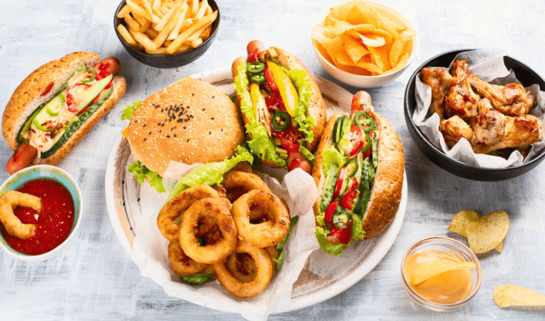 Fastfoody i niezdrowe przekąski